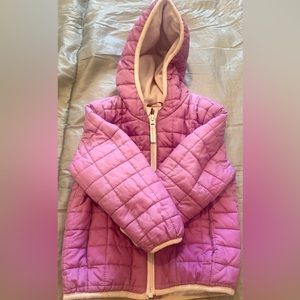 cat and jack Fleeced Lined Jacket-girls-winter Coats-purple 3T